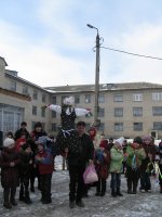 Празднование "Масленницы" в школе 5 г.Славянска